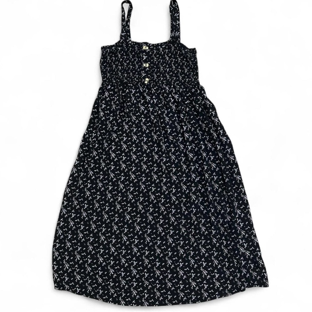Black and White Floral Dress
